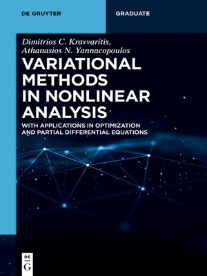 cover image of Variational Methods in Nonlinear Analysis